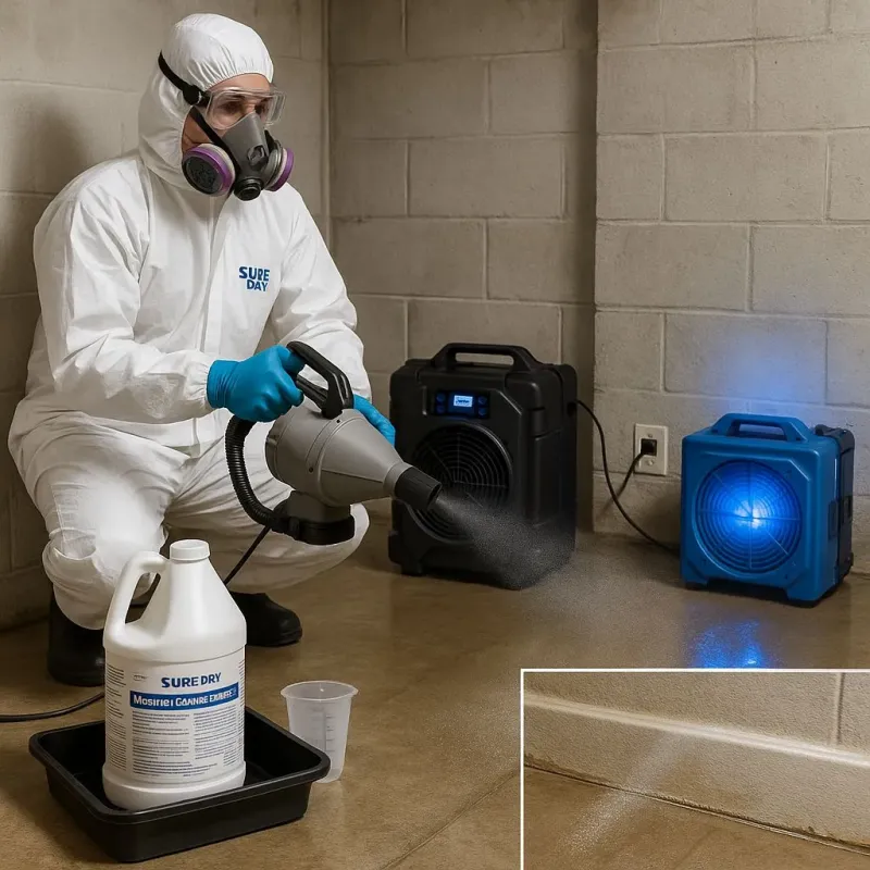 Sanitization and Odor Removal process in La Habra Heights, CA