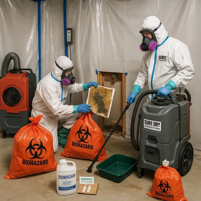 Contaminated Water Handling Protocols process in La Habra Heights, CA