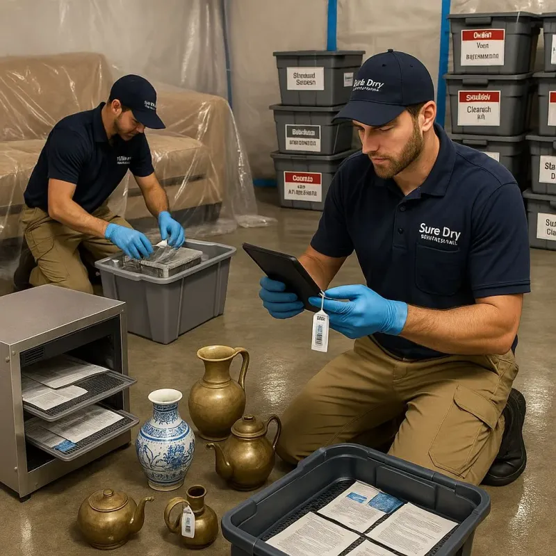 Content Protection and Restoration process in La Habra Heights, CA